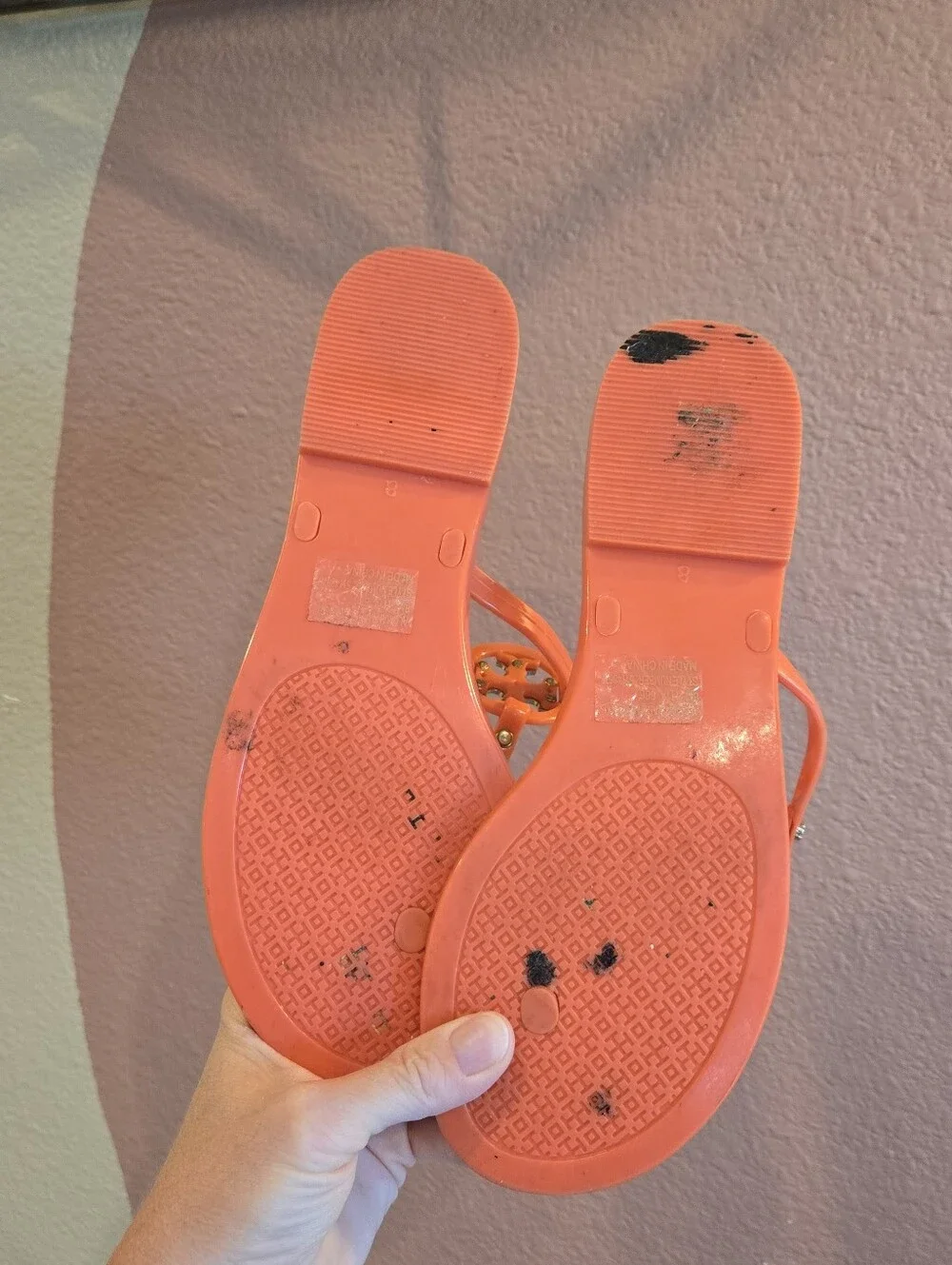 Tory Burch Mini Miller Jelly Thong Sandals 8